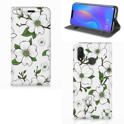 Huawei P Smart Plus Smart Cover Dogwood Flowers Huawei P Smart Plus Smart Cover Dogwood Flowers