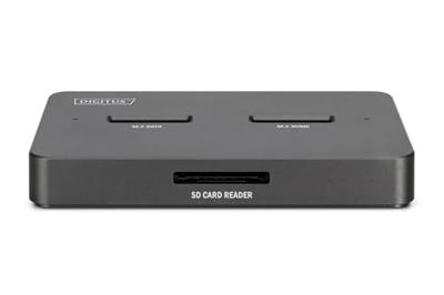 Digitus DA-71546-1 basisstation voor opslagstations USB 3.2 Gen 2 (3.1 Gen 2) Type-C Zwart