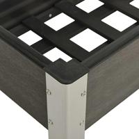 Plantenbak verhoogd 75x40x75 cm HKC grijs - thumbnail