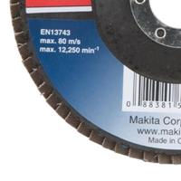 Makita Accessoires Lamellenschuurschijf 125mm A120 - D-63507 D-63507 - thumbnail