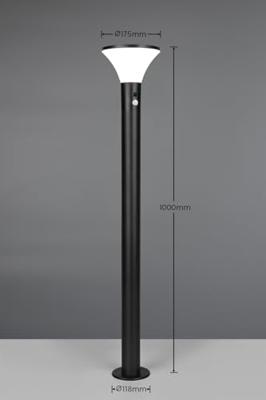Trio Solar terraslampGorda 100cm - met bewegingssensor - R44676132