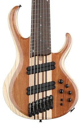 Ibanez BTB7MS Bass Workshop Natural Mocha Low Gloss 7-snarige elektrische basgitaar