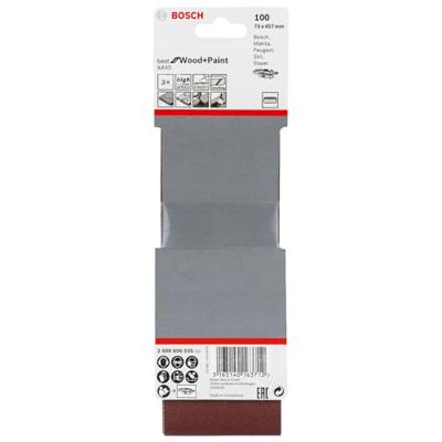 Bosch Accessories Schuurbandset P100 3 delig Bosch Accessories Schuurbandset P100 3 delig