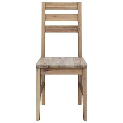 Eetkamerstoelen 2 st massief acaciahout