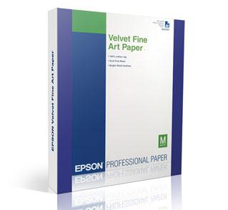 Epson S042096 Velvet Fine Art Paper A2 260g 25 vel