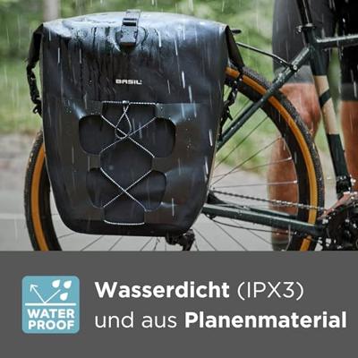Stuurtas Basil Navigator Storm KF 10-11 liter 27 x 24 x 15 cm - zwart - thumbnail