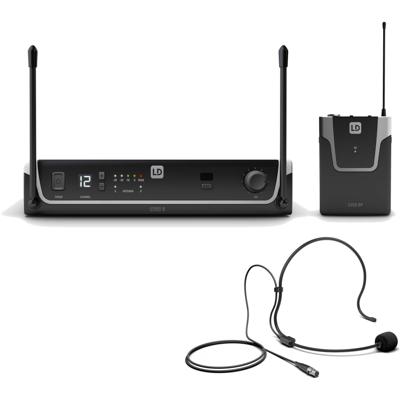 LD Systems U300 serie BPH Draadloos Microfoonsysteem met Bodypack en Headset