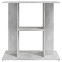VidaXL Aquariumstandaard betongrijs 60x30x60 cm bewerkt hout - thumbnail