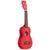 Kala Makala Dolphin Red Burst sopraan ukelele - thumbnail