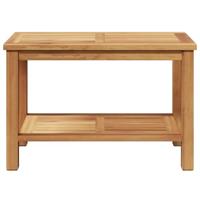 Salontafel Bruin 70 x 40 x 45 cm Massief teakhout - thumbnail