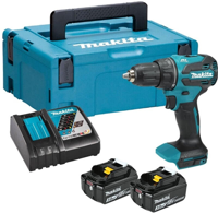 Makita ddf490rfj | accuboormachine | koolborstelloos | 18v | 3.0ah | in m-box - ddf490rfj - thumbnail
