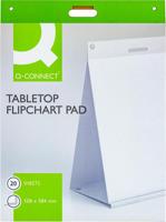 Q-CONNECT tafelflipchart, zelfklevend, ft 508 x 584 mm, 20 vel - thumbnail