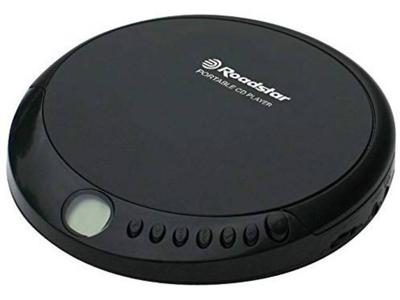 Roadstar PCD-435CD draagbare CD-speler incl. oortelefoon zwart