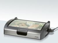 Steba VG 200 Grill Tafelblad Electrisch Zwart, Zilver 2200 W - thumbnail