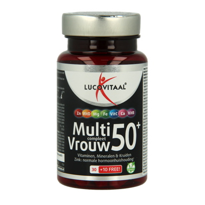 Lucovitaal Multi compleet vrouw 50+ 40 Tabletten