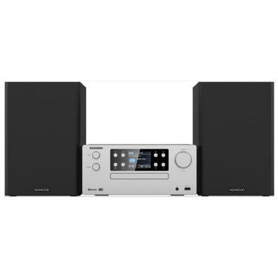Kenwood M-925DAB-S Stereoset Bluetooth, AUX, USB, DAB+, Radio, CD, MP3 Incl. afstandsbediening 2 x 50 W Zilver