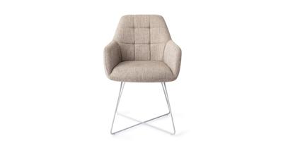 Jesper Home Noto eetkamerstoel Biscuit Beach cross white Jesper Home Noto eetkamerstoel Biscuit Beach cross white