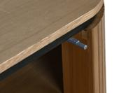 Nachtkastje Home ESPRIT Natuurlijk Metaal Paulownia hout 60 x 43 x 57 cm - thumbnail