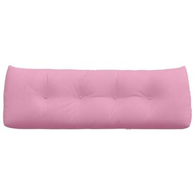 VidaXL Rugkussen roze 140 x 24 x 50 cm stof