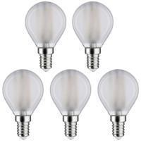 Paulmann 29098 LED-lamp Energielabel F (A - G) E14 Kogel 4.8 W Neutraalwit (Ø x h) 45 mm x 78 mm 5 stuk(s) - thumbnail