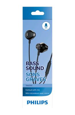 Oordopjes Philips TAUE101BK/00 Zwart - thumbnail