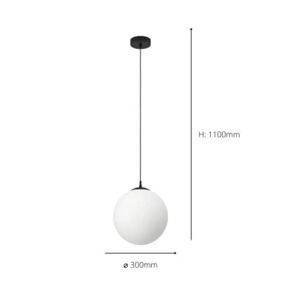 Eglo Glazen hanglampRondo 3 Ø 30cm - 900511
