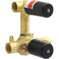 Saqu inbouwdeel 2-weg douchethermostaat