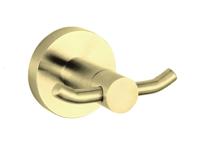 Best Design Dubbele Haak Lyon Mat Goud - thumbnail