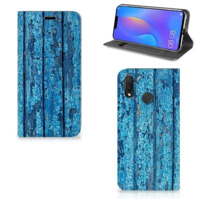 Huawei P Smart Plus Book | Wallet Case | Wood Blue