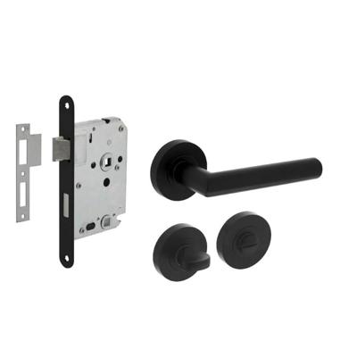 Intersteel Compleet deurklinksetBastian zwart toilet - 0023.169399