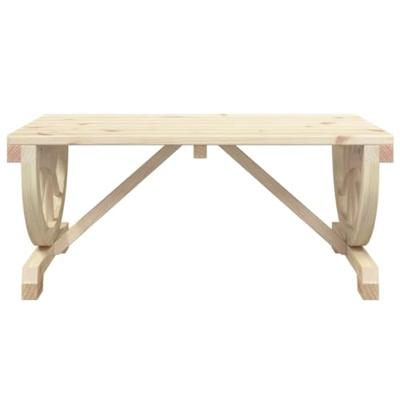 Tuintafel 90x50x40 cm massief vurenhout