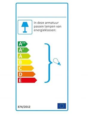 KS Verlichting Retro wandlampPraag III klein - 1348