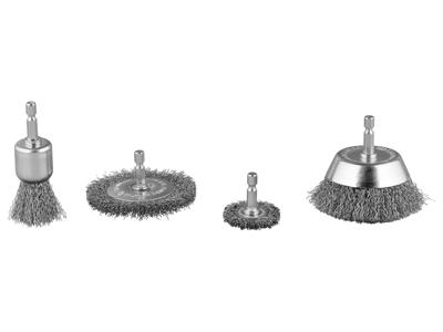 PARKSIDE Boormachine-accessoires (Draadborstelset PDRBS 4 A1) PARKSIDE Boormachine-accessoires (Draadborstelset PDRBS 4 A1)