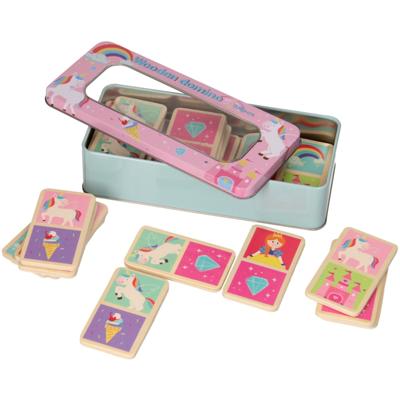 Eenhoorn Domino in Opbergblik