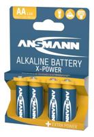 X-power Alkaline batterij AA LR6 4st. - thumbnail