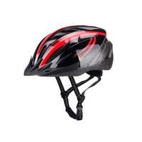 Falkx Helm unisex rood/zwart maat 55-58 cm (m) - thumbnail