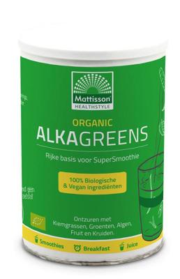 Mattisson HealthStyle AlkaGreens Organic Poeder Mattisson HealthStyle AlkaGreens Organic Poeder