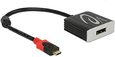 Delock 63312 Adapter USB Type-C male naar DisplayPort female (DP Alt Mode) 8K 30 Hz