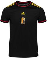 België Red Flames T-shirt Thuis Junior 2022-2023 Zwart - Maat 176 - Kleur: Zwart | Soccerfanshop - thumbnail