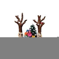 Lemax staying warm verlicht kerstdorp tafereel Vail Village 2010 - thumbnail