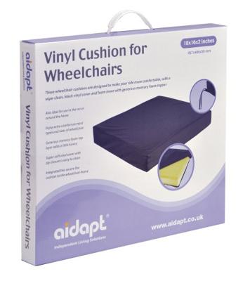 Rolstoelkussen (vinyl) met traagschuim 45,7 x 40,6 x 5 cm Rolstoelkussen (vinyl) met traagschuim 45,7 x 40,6 x 5 cm