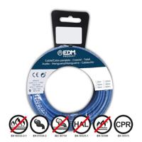 Kabel EDM 28405 Blauw 1,5 mm 10 m - thumbnail
