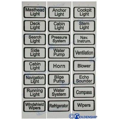 GS41465 - WITTE PANEELETIKETTEN