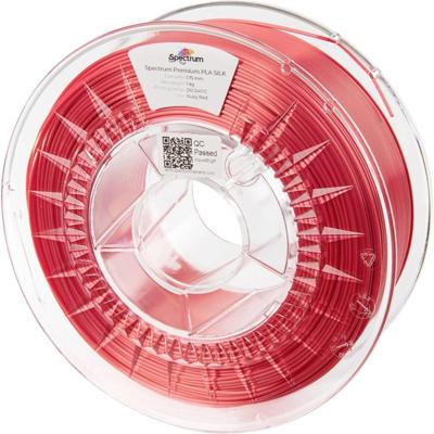 Spectrum Filaments 80443 PLA SILK Filament PLA zijdeglans Zijdeglans 1.75 mm 1000 g Ruby Red, Rood 1 stuk(s)