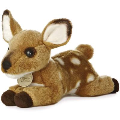 Aurora knuffel reekalf junior 20 cm pluche bruin Aurora knuffel reekalf junior 20 cm pluche bruin