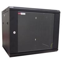 WP Rack WPN-RWB-06605-B Wandbehuizing Glasdeur 6U Zwart - 600x370x500mm (BxHxD) - thumbnail