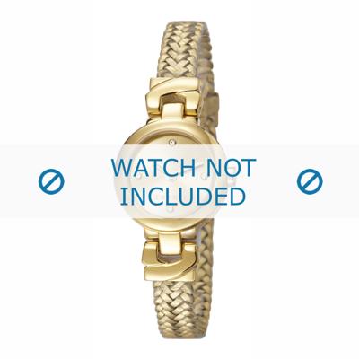 Esprit horlogeband ES107662-003 Leder Goud