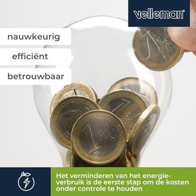 Velleman EMDIN01 Energiekostenmeter