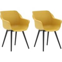 Sophie Studio dining armstoel Zwart Yellow - thumbnail