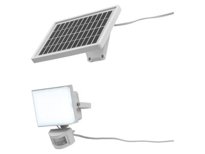 LIVARNO Led-buitenlamp zonne-energie met sensor (Wit)
